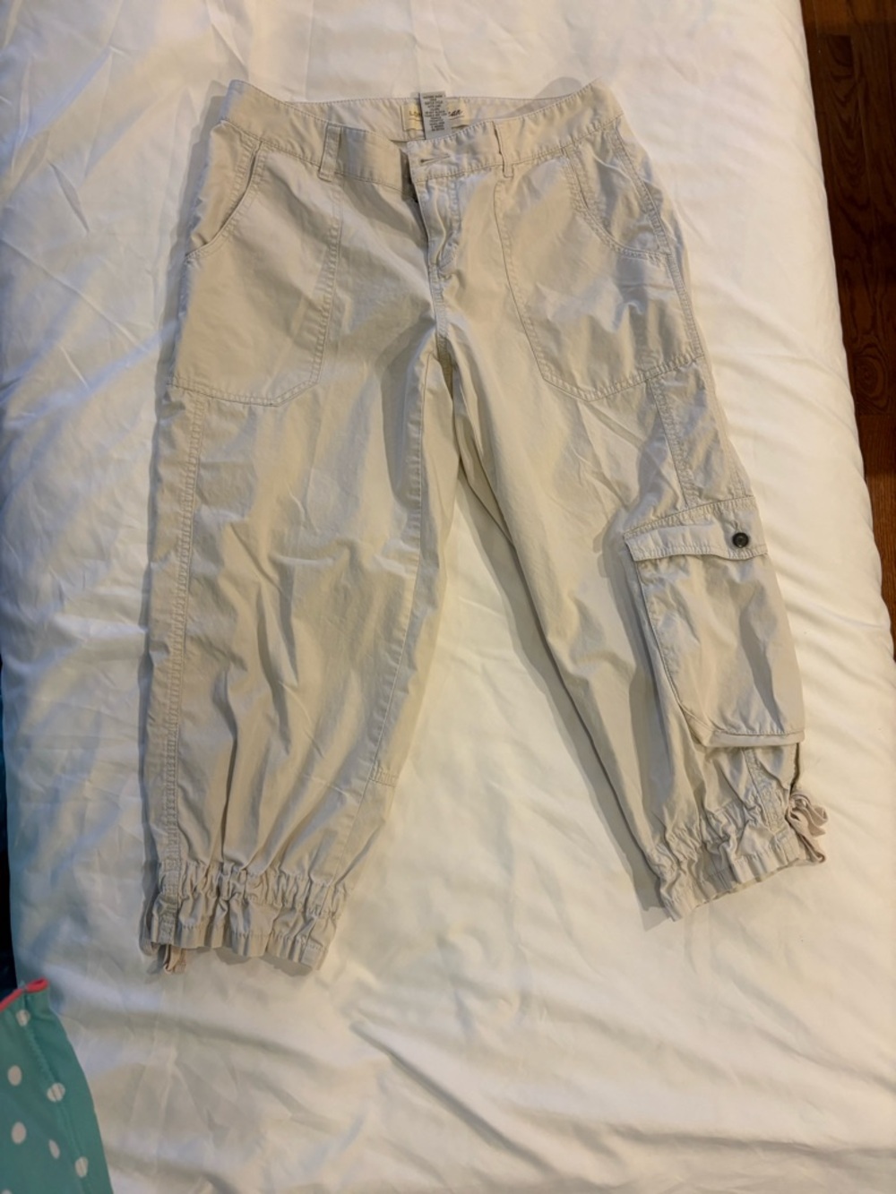 London Jean Chino Capri cropped cargo pants